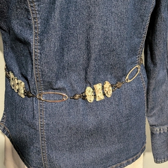 Multi Gemstone Beaded Ladies Belt - Picture 4 of 7